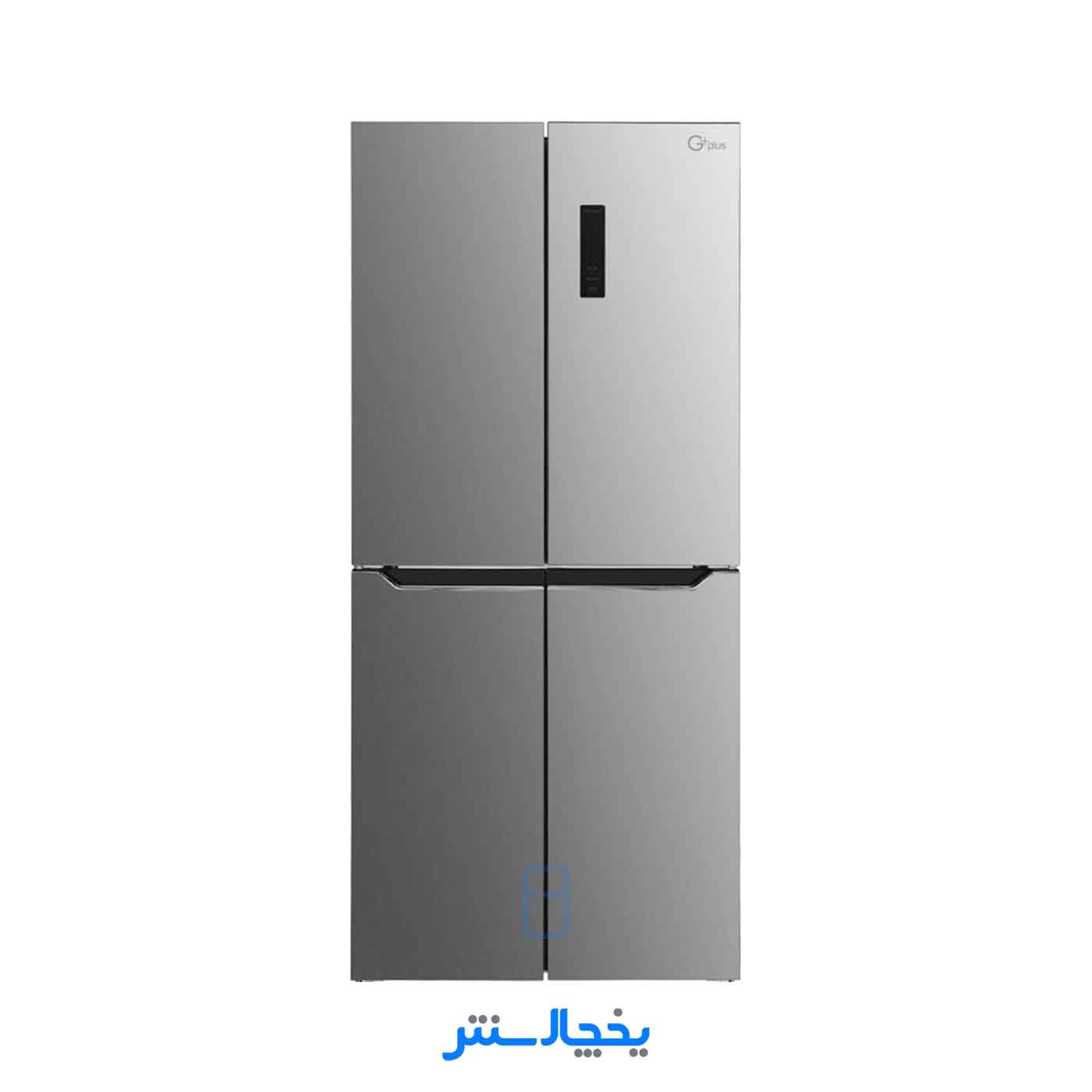 یخچال فریزر چهار درب جی پلاس مدل GSS-P9210S نقره ای