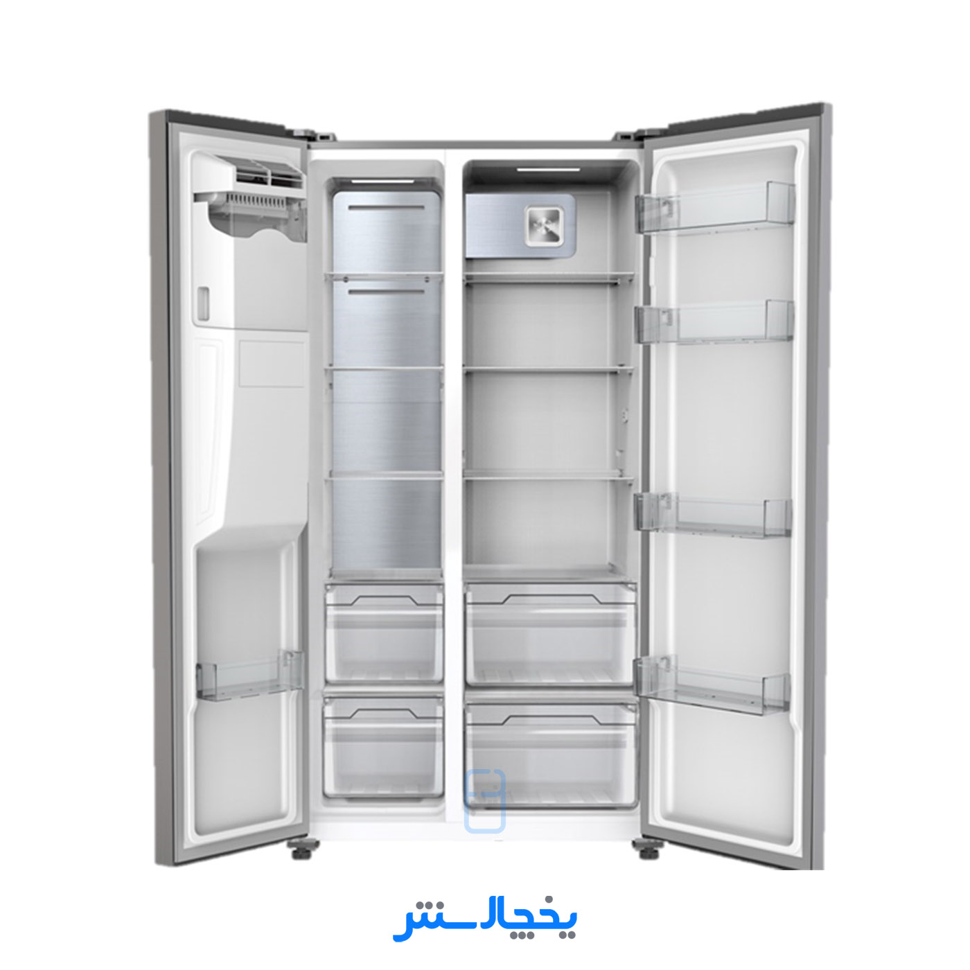 یخچال فریزر ساید بای ساید ایکس ویژن مدل HS600-Wi سفید