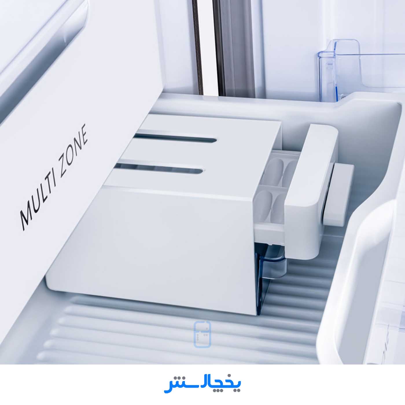 یخچال فریزر اسنوا مدل SBDi-L301-LW سفید چرم
