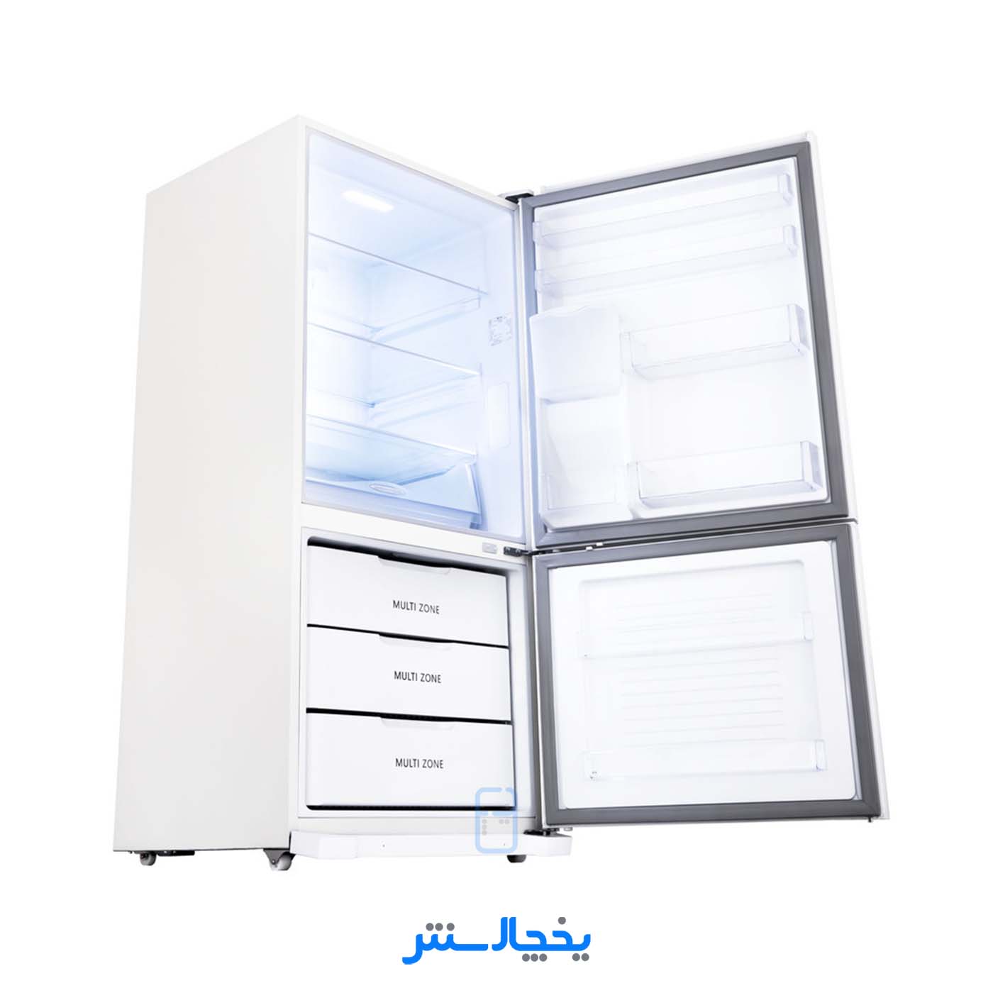 یخچال فریزر اسنوا مدل SBDi-L301-GW سفید متالیک