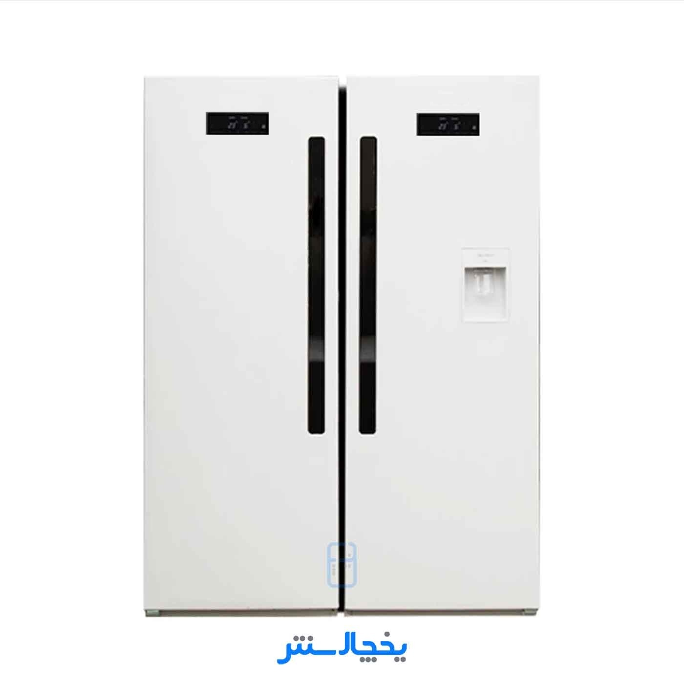 یخچال فریزر دوقلو پلادیوم مدل پرایم PD24 سفید چرم