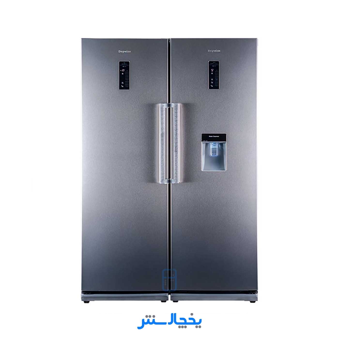 یخچال فریزر دوقلو دیپوینت مدل D5i-S نقره ای