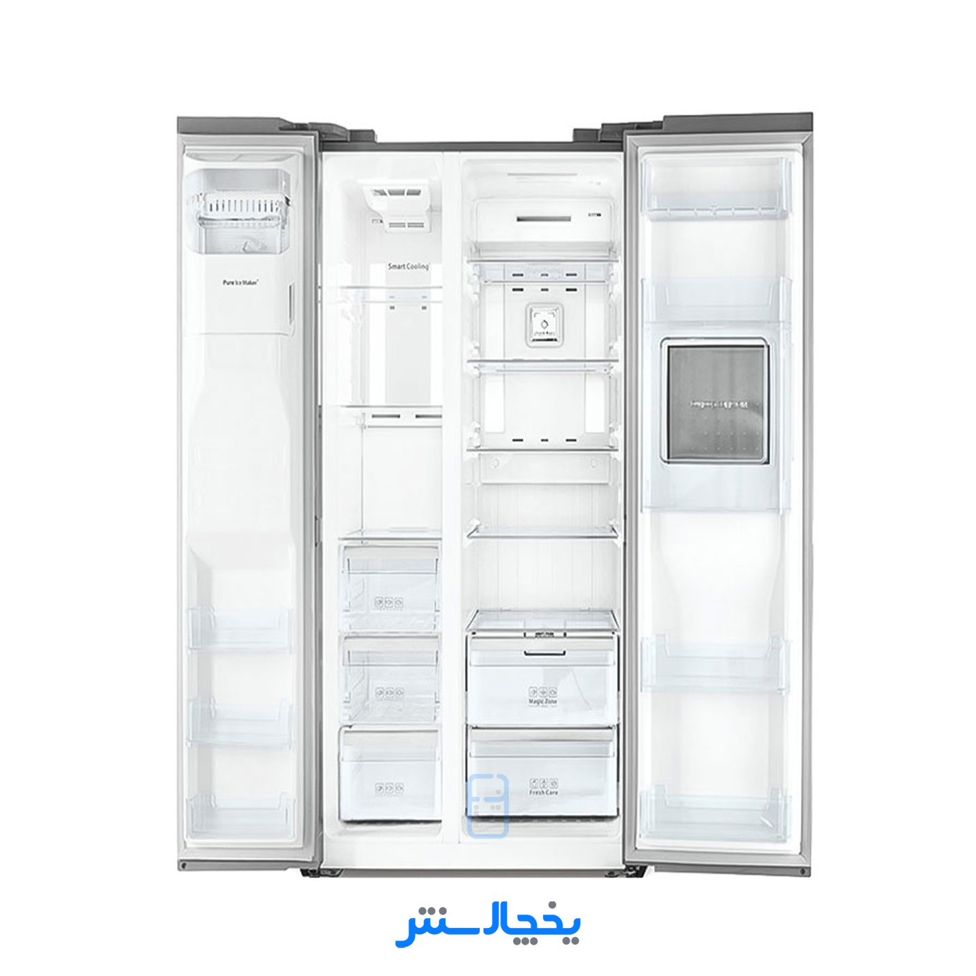 یخچال فریزر ساید بای ساید دوو مدل پرایم دو درب DS-3325GW سفید براق