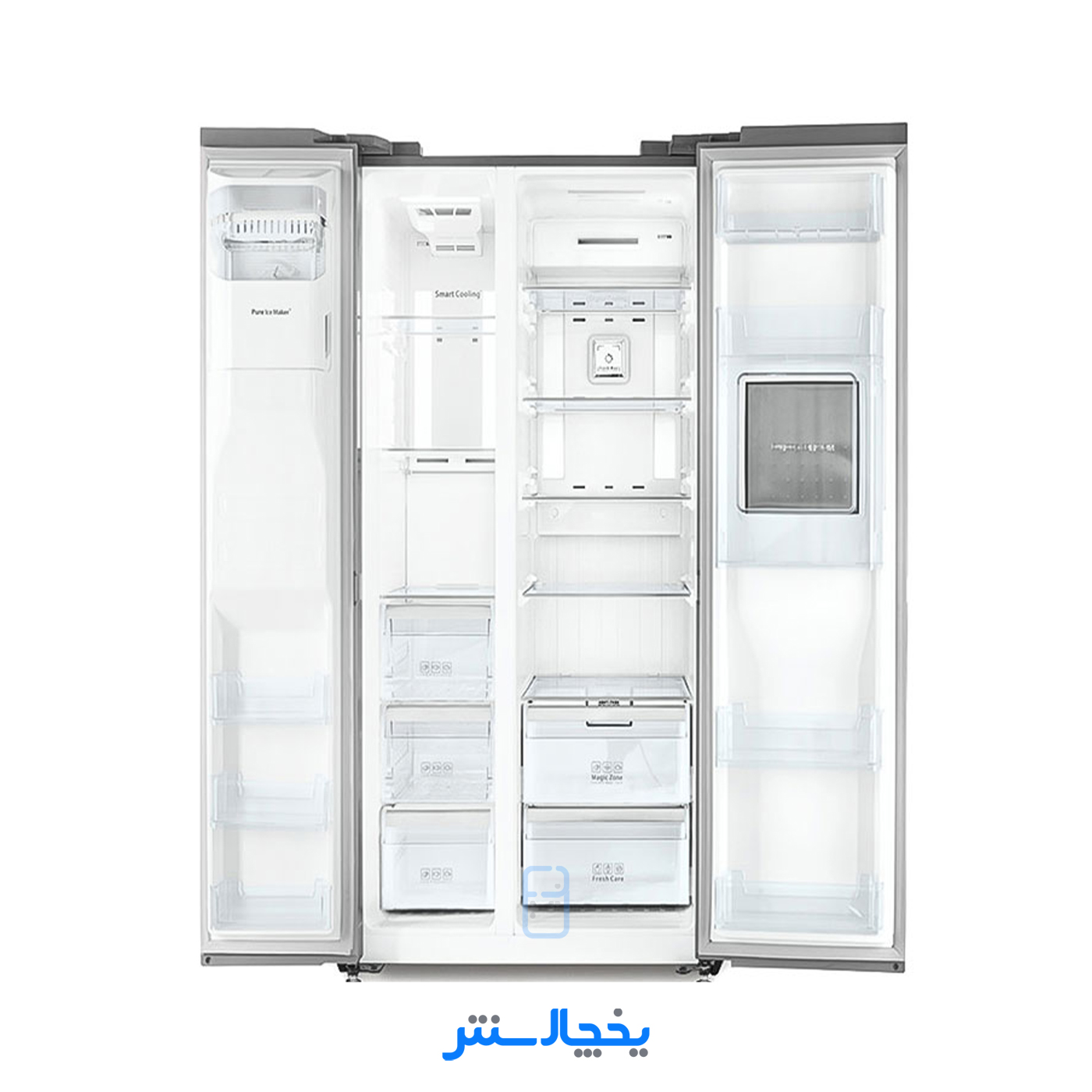 یخچال فریزر ساید بای ساید دوو مدل پرایم دو درب DS-3325SS استیل