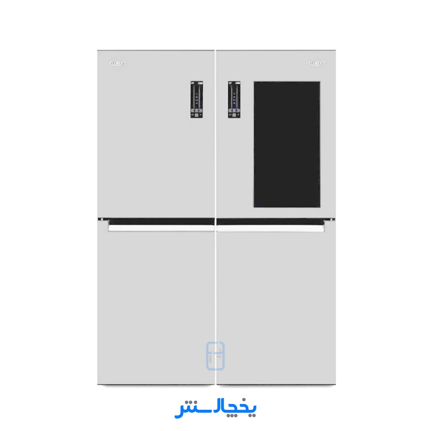 یخچال فریزر دوقلو کلمنت مدل DRF1865-4000Wa سفید