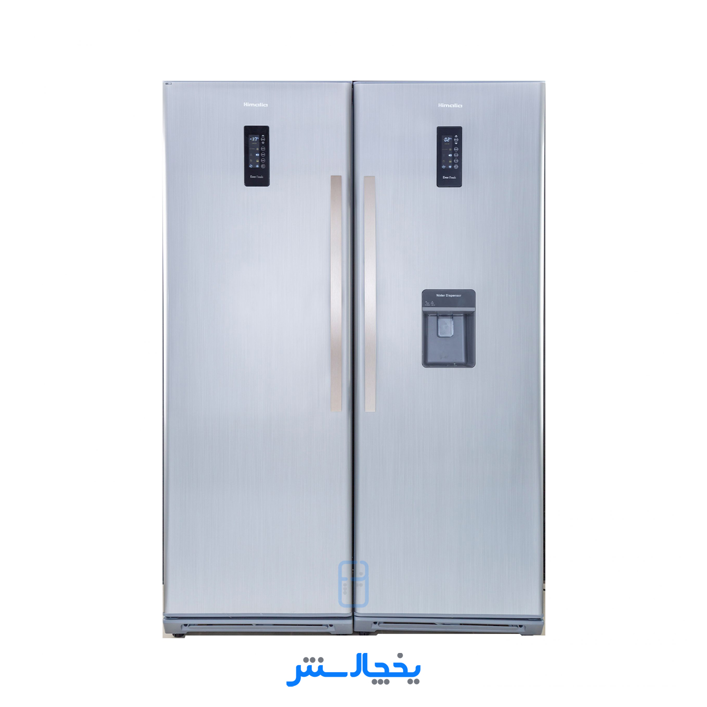 یخچال فریزر دوقلو هیمالیا مدل آیس پول NR440ip-HFZN337 استیل