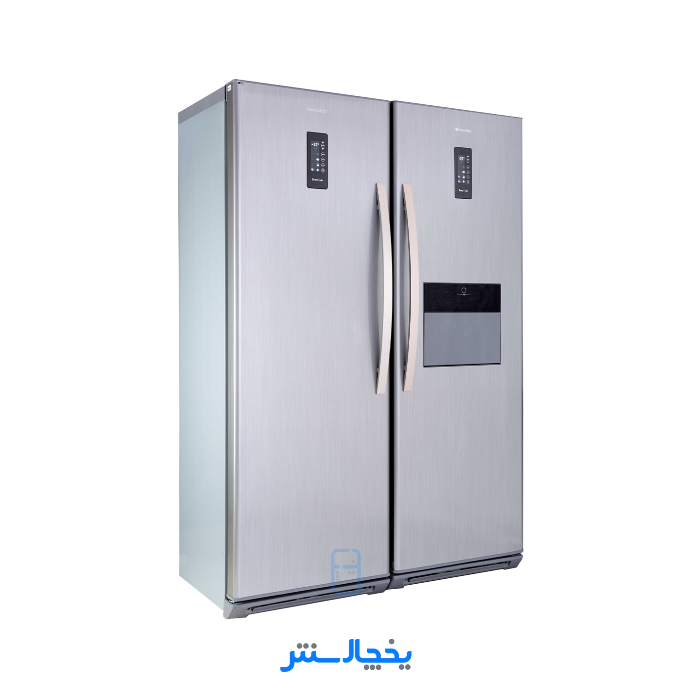 یخچال فریزر دوقلو هیمالیا مدل رومانو پلاس NR440r-HFZN337r استیل