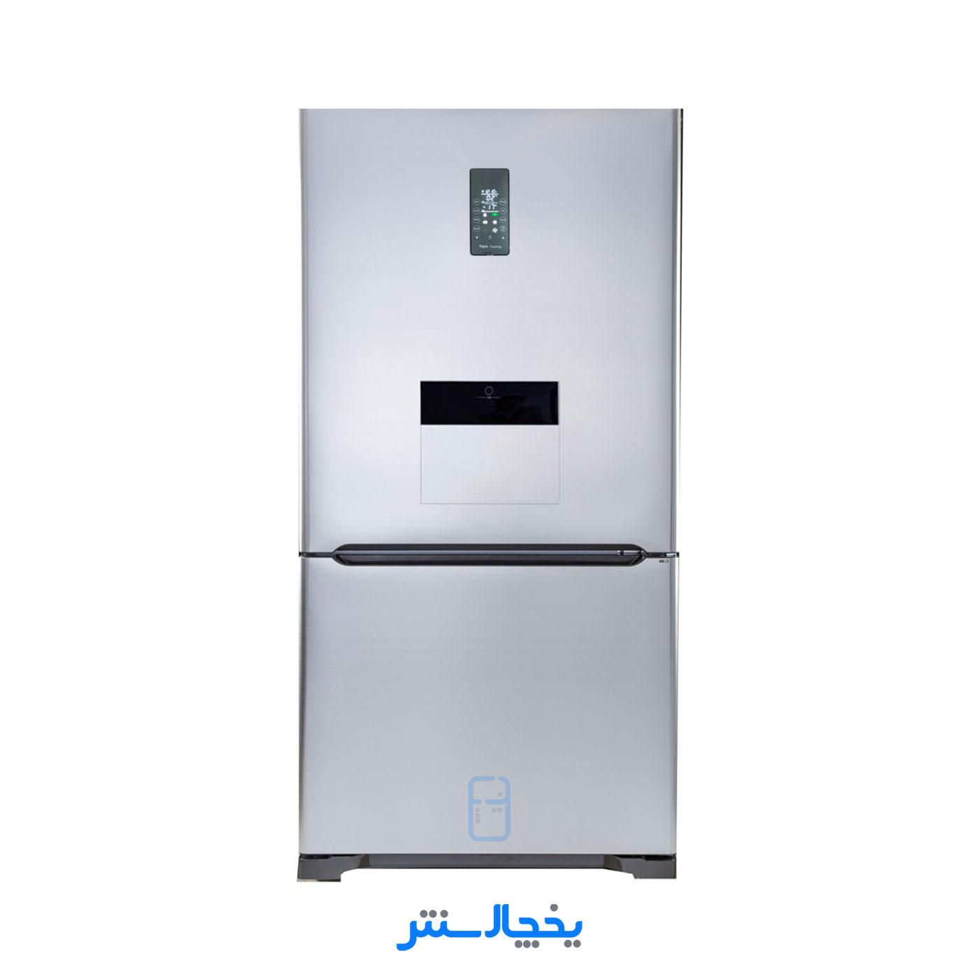 یخچال فریزر هیمالیا مدل امگا پلاس هوم بار HRFN605HB تیتانیوم