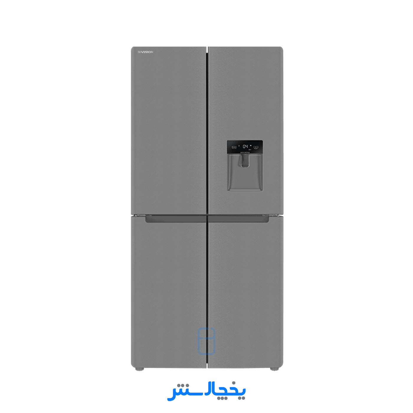 یخچال فریزر چهار درب ایکس ویژن مدل TF541-ASD استیل