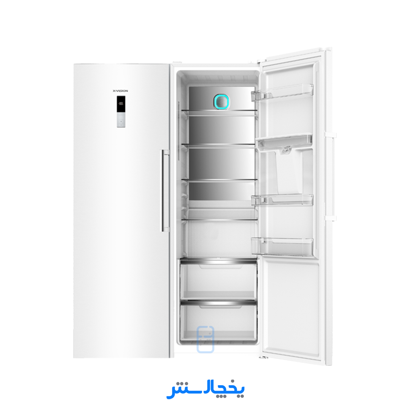 یخچال فریزر دوقلو ایکس ویژن مدل TDRF625-AWD سفید