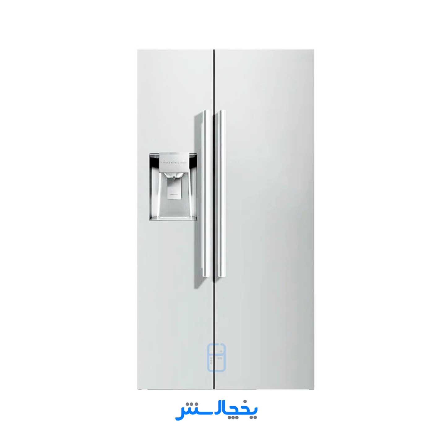 یخچال فریزر ساید بای ساید زیرووات مدل ZS80W (E1) سفید (کابین امباس و درب ساده)