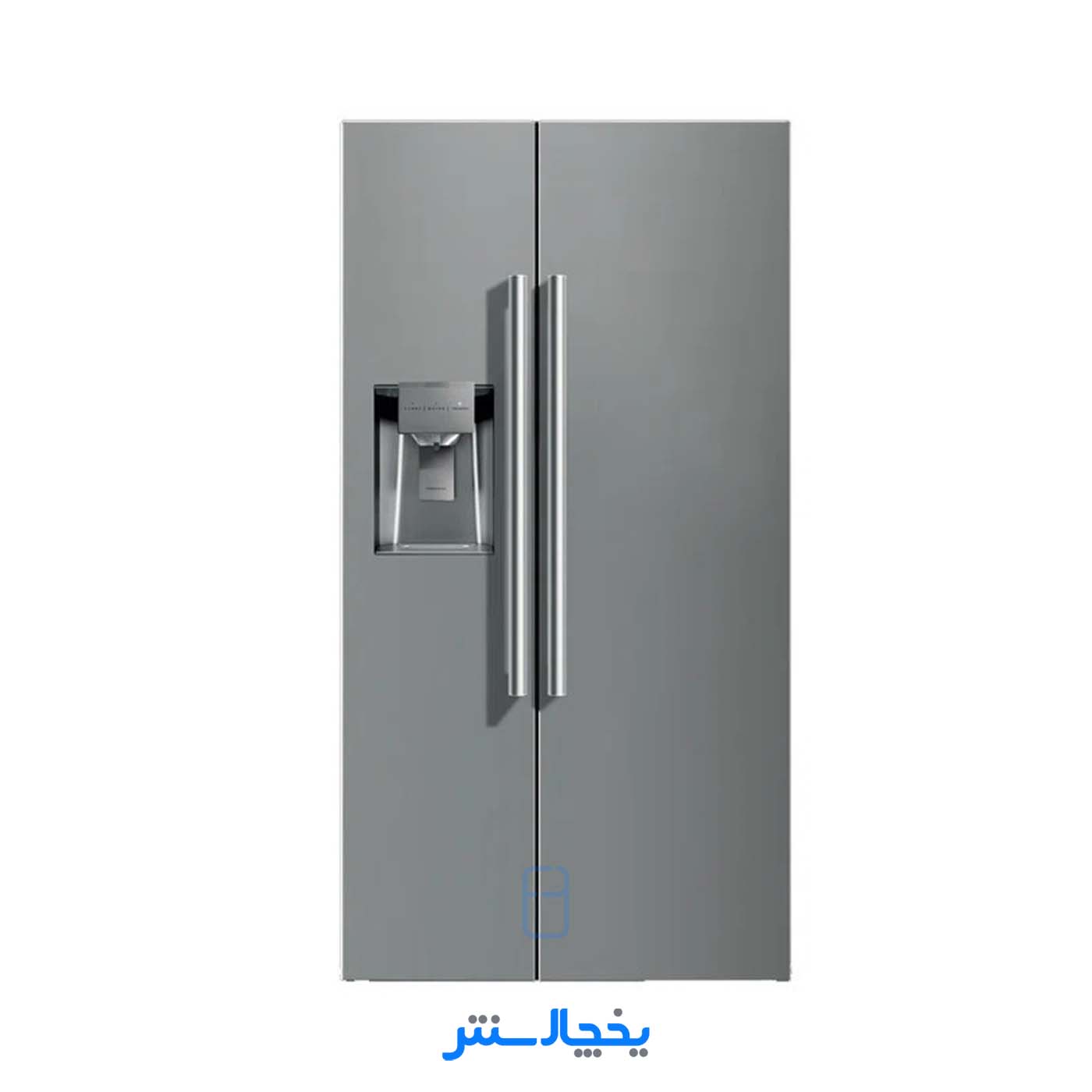 یخچال فریزر ساید بای ساید زیرووات مدل ZS80S (E1) نقره ای (کابین امباس و درب ساده)