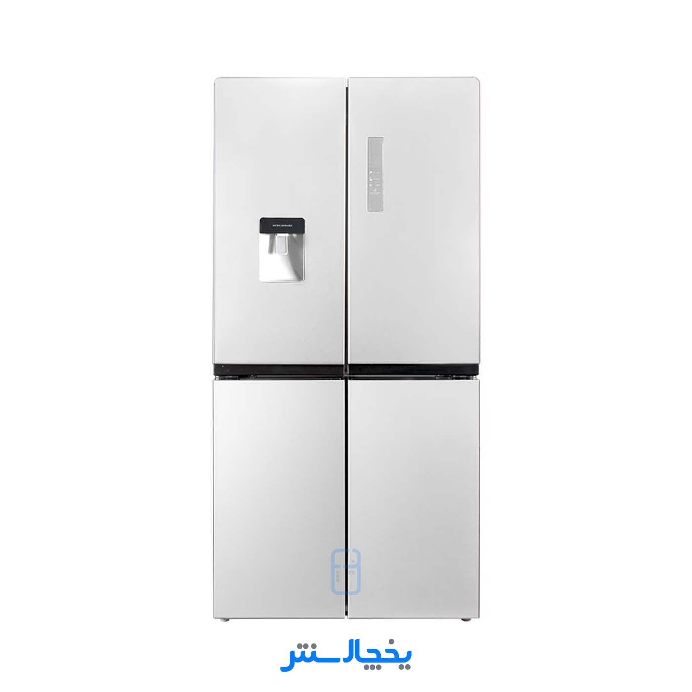 یخچال فریزر چهار درب زیرووات مدل ZF53W (E1) سفید (کابین امباس و درب ساده)