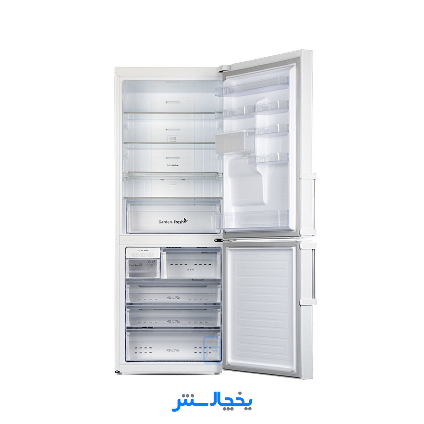 یخچال فریزر زیرووات مدل ZB49W (E1) سفید (کابین امباس و درب ساده)