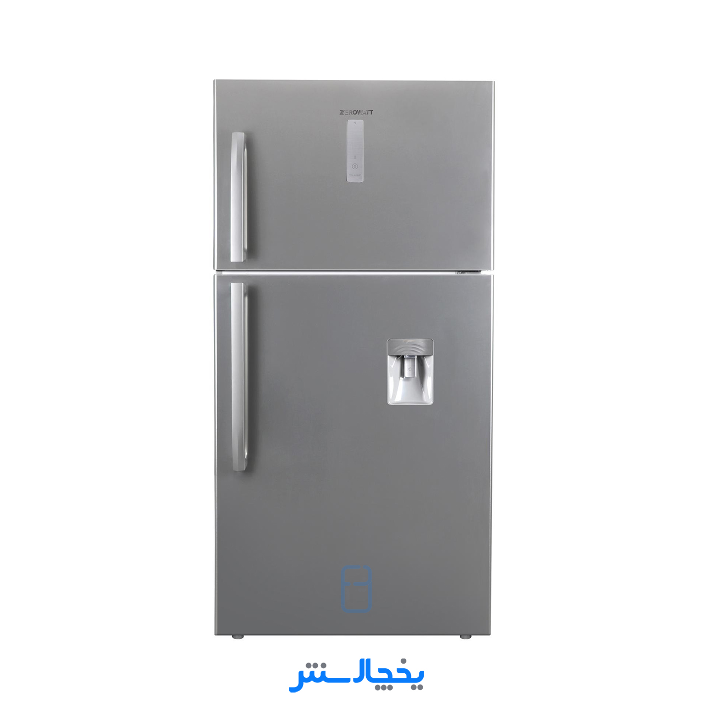 یخچال فریزر زیرووات مدل ZT67S (E1) نقره ای (کابین امباس و درب ساده)