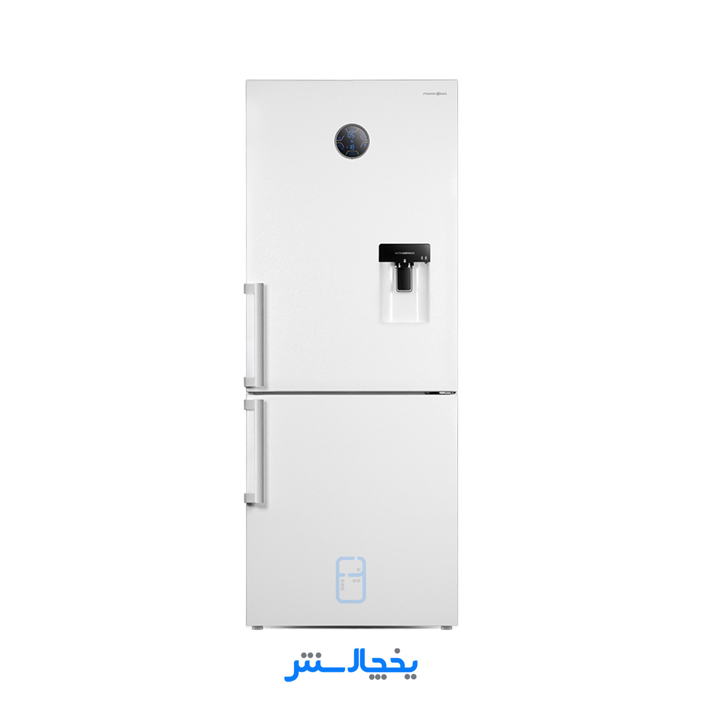یخچال فریزر پاکشوما مدل RCP495W (E2) سفید (کابین امباس و درب متالیک)