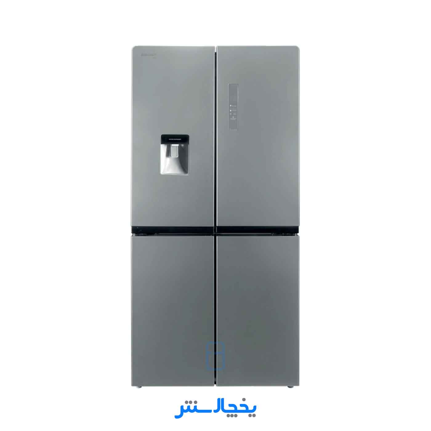 یخچال فریزر چهار درب زیرووات مدل ZF53S (E1) نقره ای (کابین امباس و درب ساده)