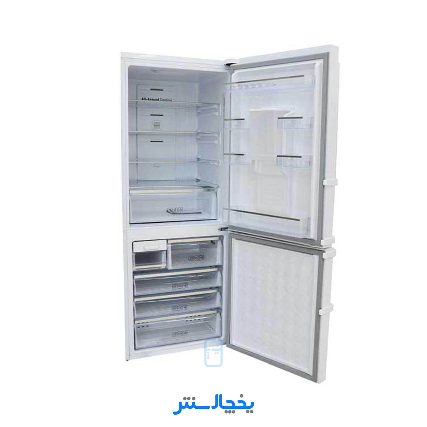یخچال فریزر هیمالیا مدل سلکت آبریز HRFN43001-1 تیتانیوم