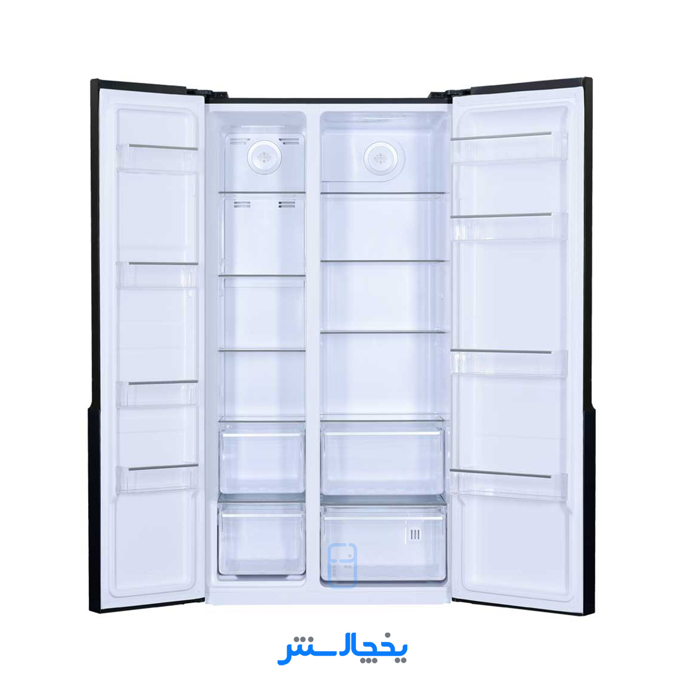یخچال فریزر ساید بای ساید جی پلاس مدل GSS-P7430BG مشکی