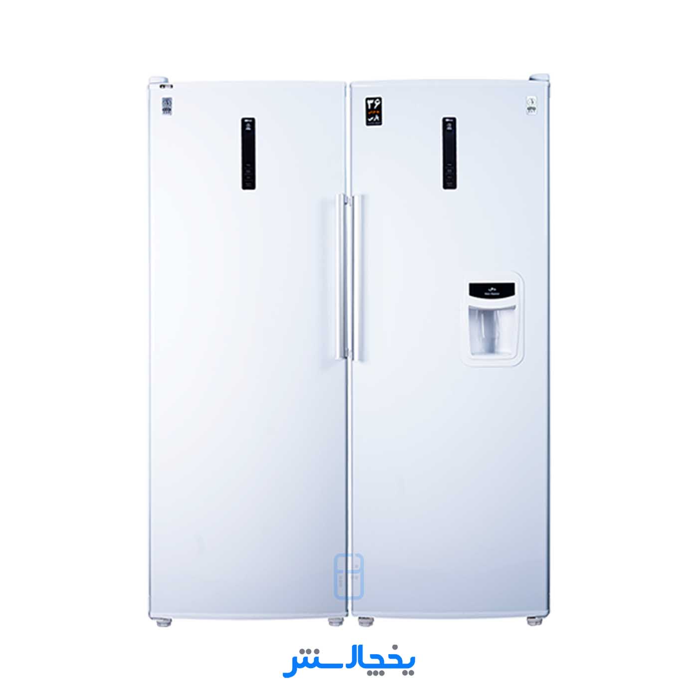 یخچال فریزر دوقلو پارس مدل بوران سفید