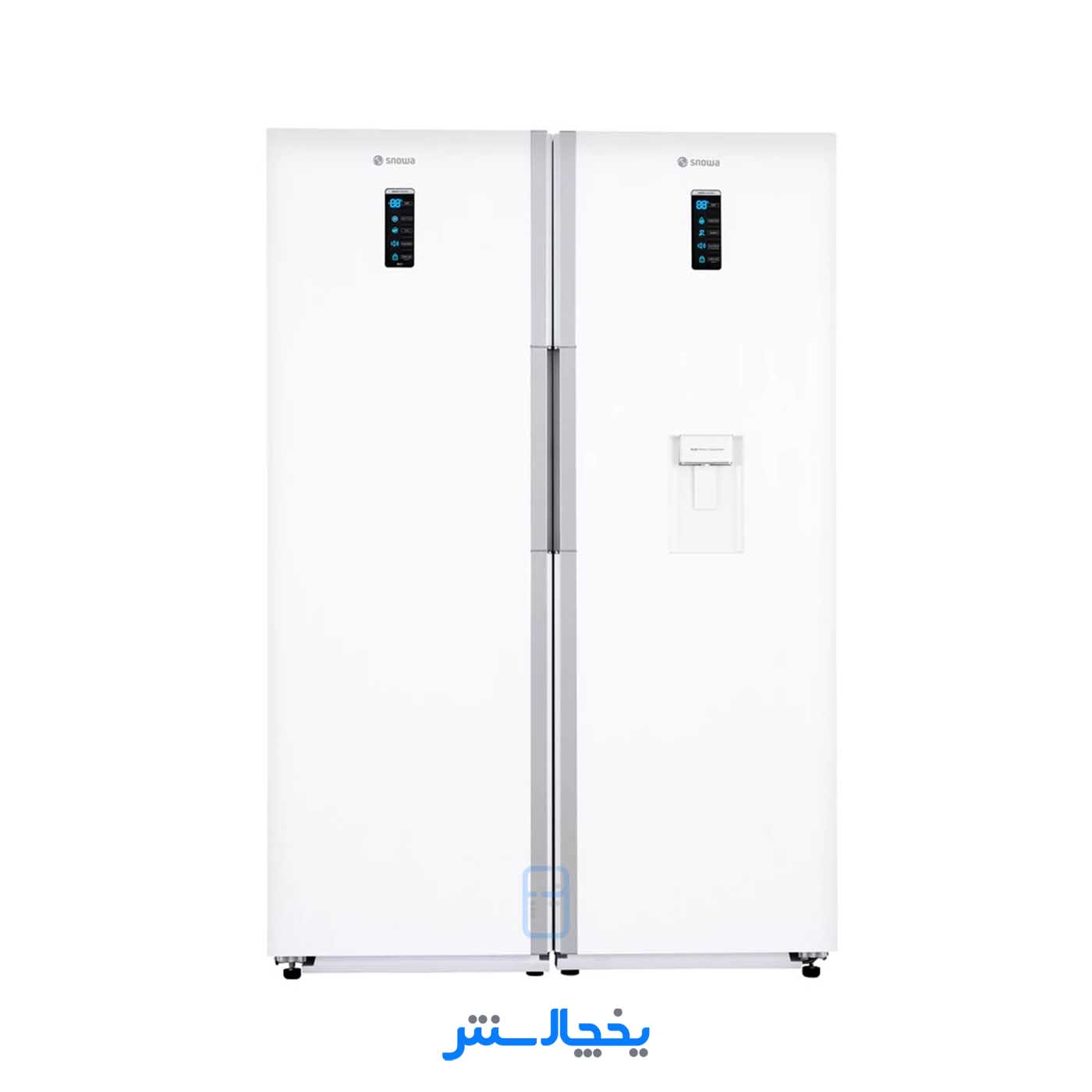 یخچال فریزر دوقلو اسنوا مدل SRDi-SFDi-M211GW سفید متالیک
