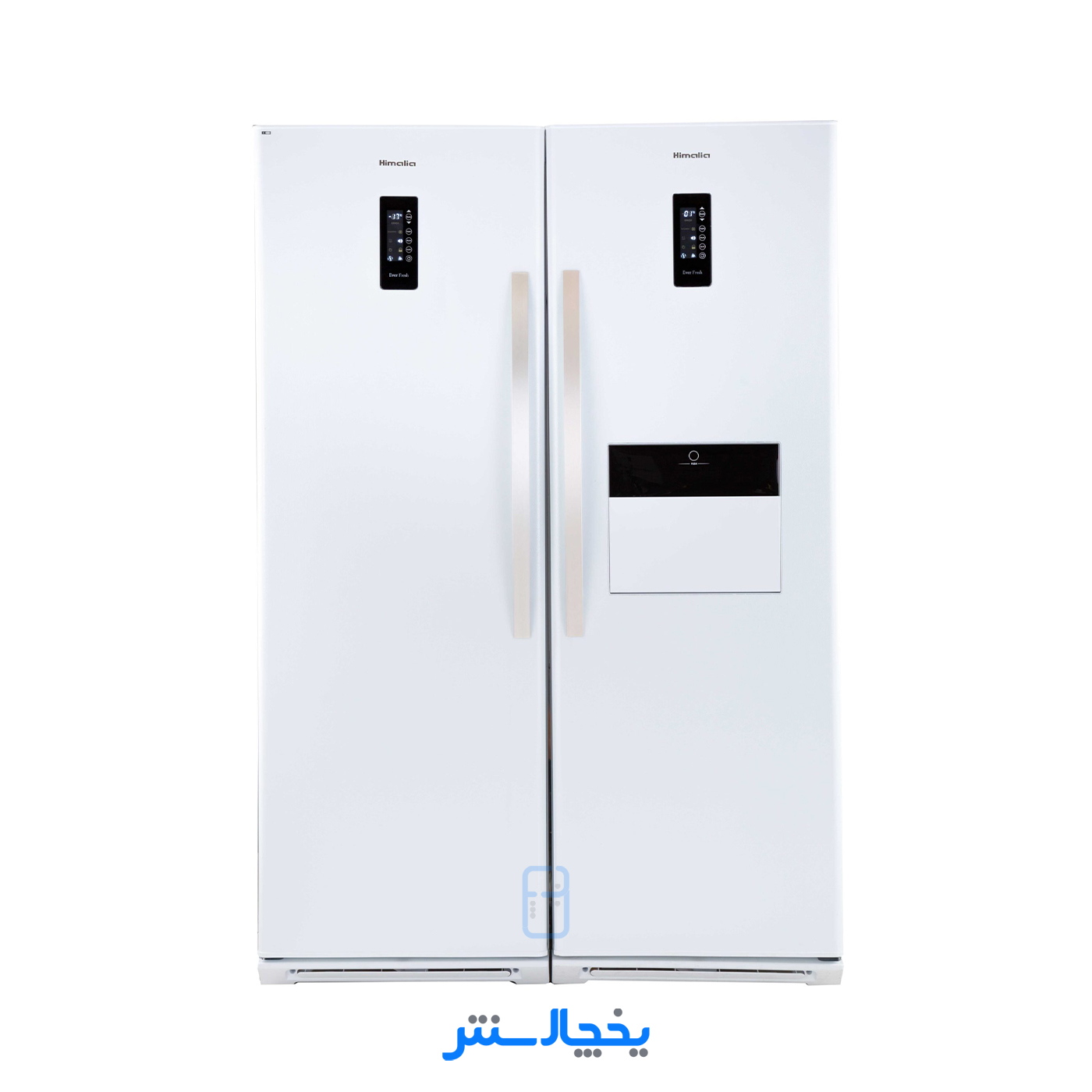 یخچال فریزر دوقلو هیمالیا مدل رومانو پلاس NR440r-HFZN337r سفید متالیک