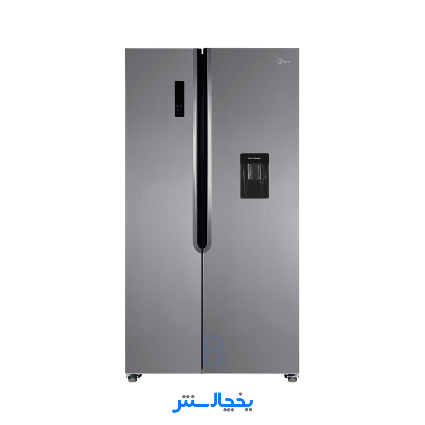 یخچال فریزر ساید بای ساید جی پلاس مدل Harma هارما GSS-P7537S نقره ای