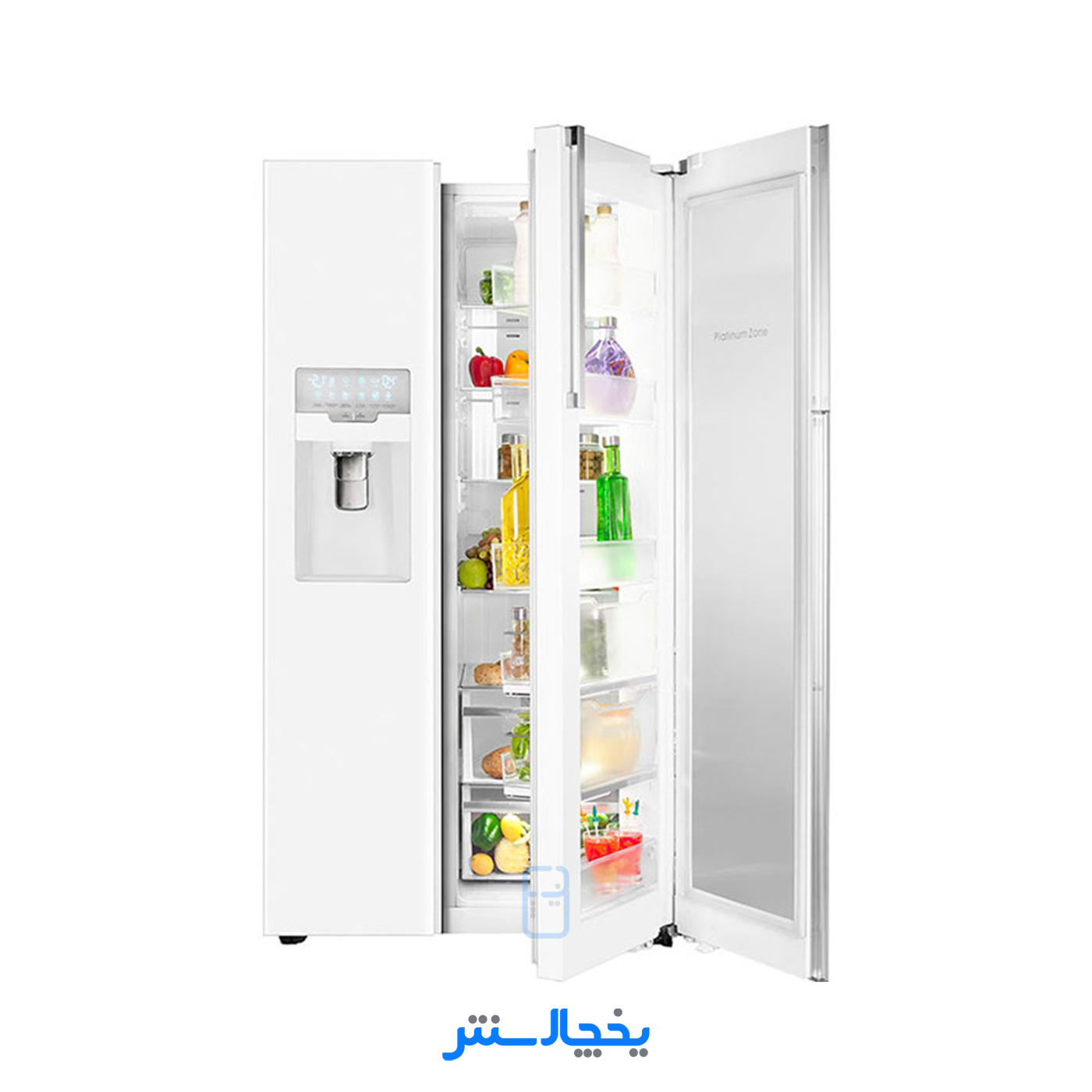 یخچال فریزر ساید بای ساید اسنوا مدل S3Di-S100-W سفید متالیک