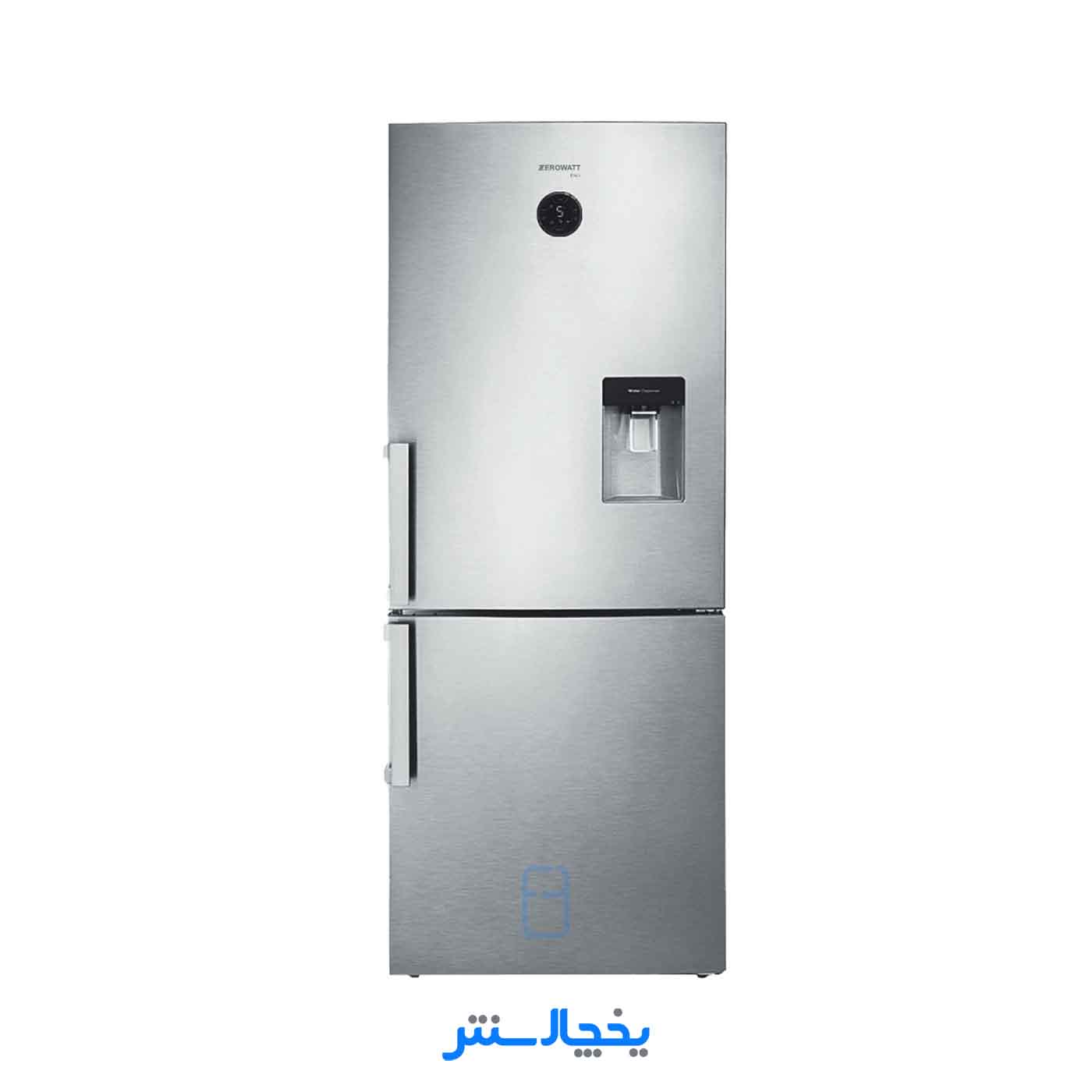 یخچال فریزر زیرووات مدل ZB49XX (E6) اینوکس (کابین امباس و درب مات)