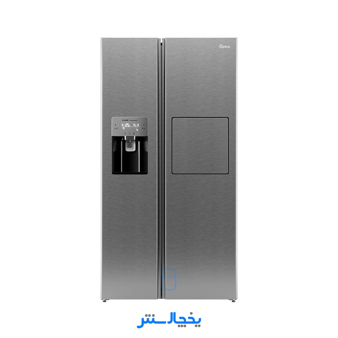 یخچال فریزر ساید بای ساید جی پلاس مدل Lambert لمبرت GSS-P7922S نقره ای