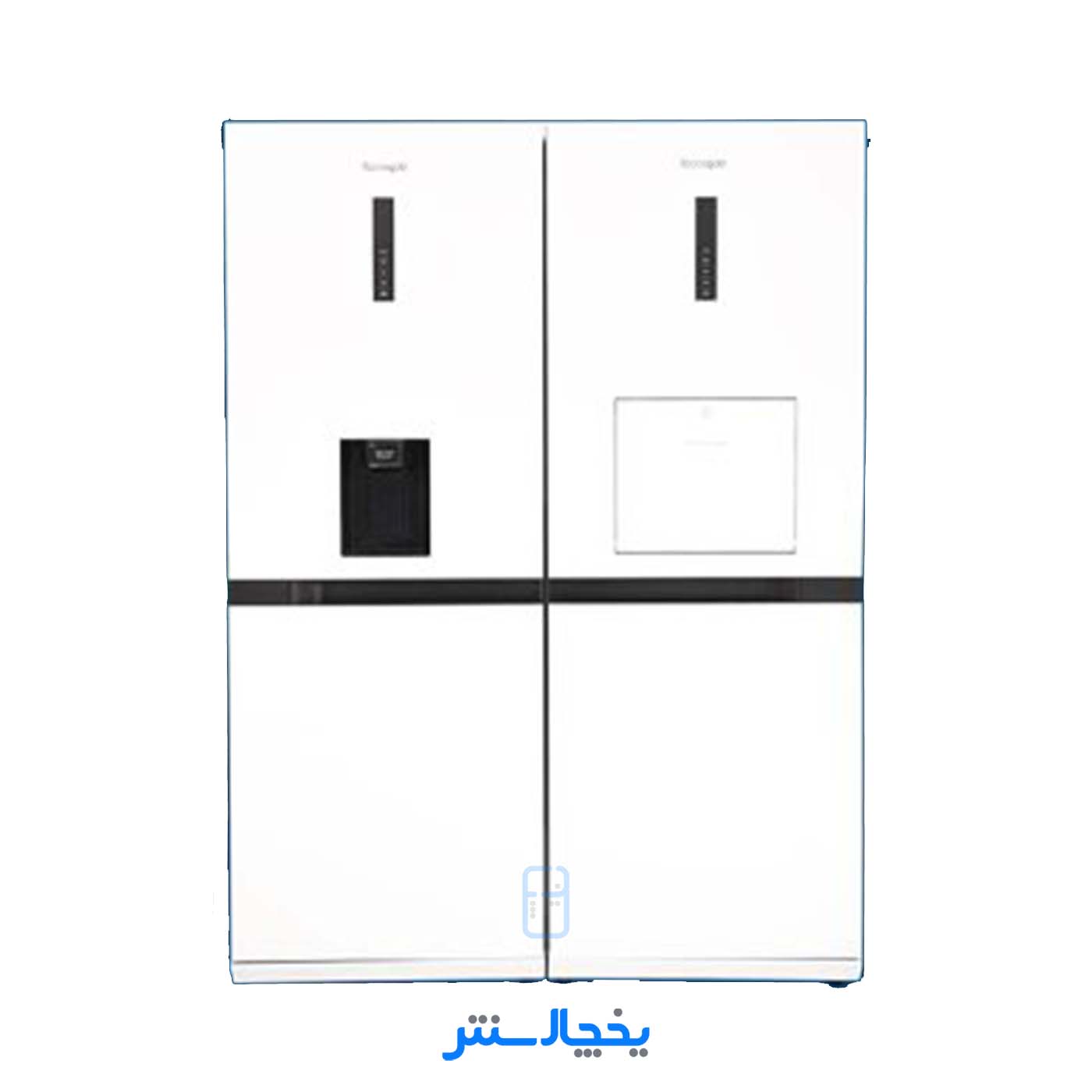یخچال فریزر دوقلو تاکنوگلد مدل S801R-S800F-W سفید