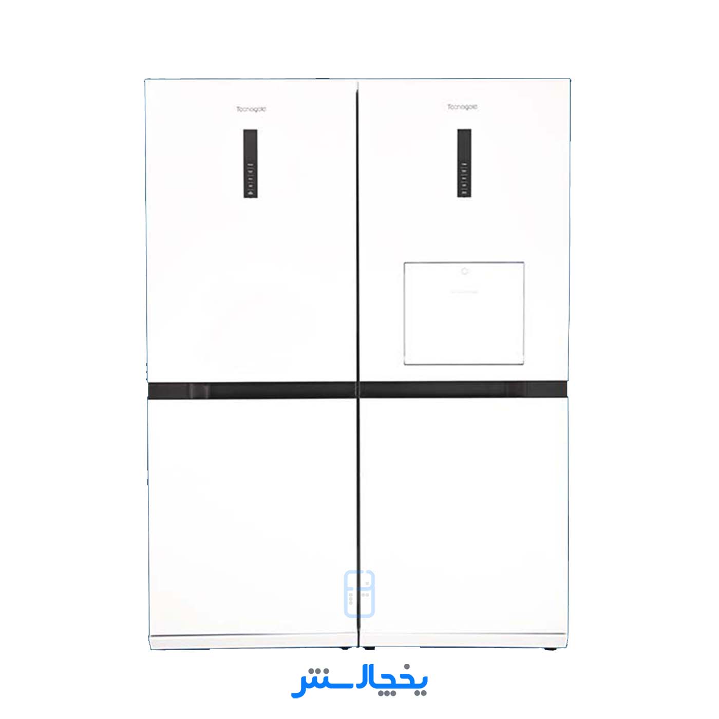 یخچال فریزر دوقلو تاکنوگلد مدل S701R-S700F-W سفید