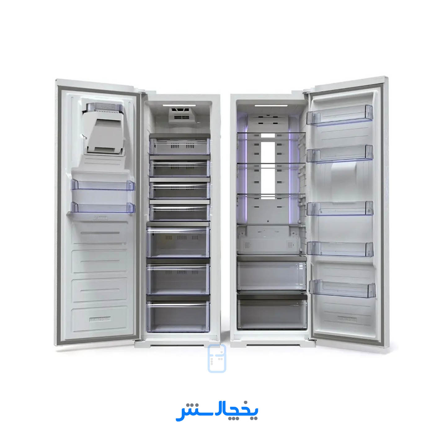 یخچال فریزر دوقلو پلادیوم مدل Quality کوآلیتی PD21 سفید