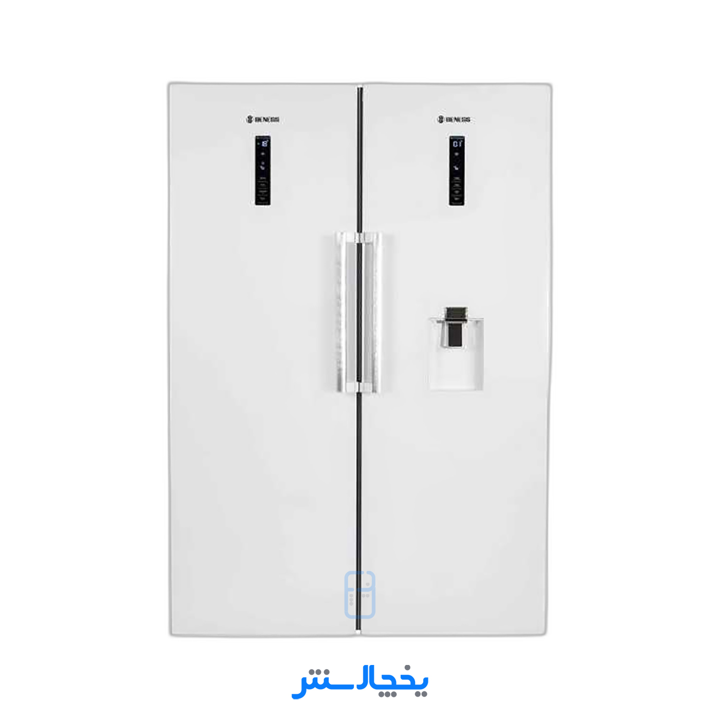 یخچال فریزر دوقلو بنس مدل آمیتیس BR-BF-36W سفید