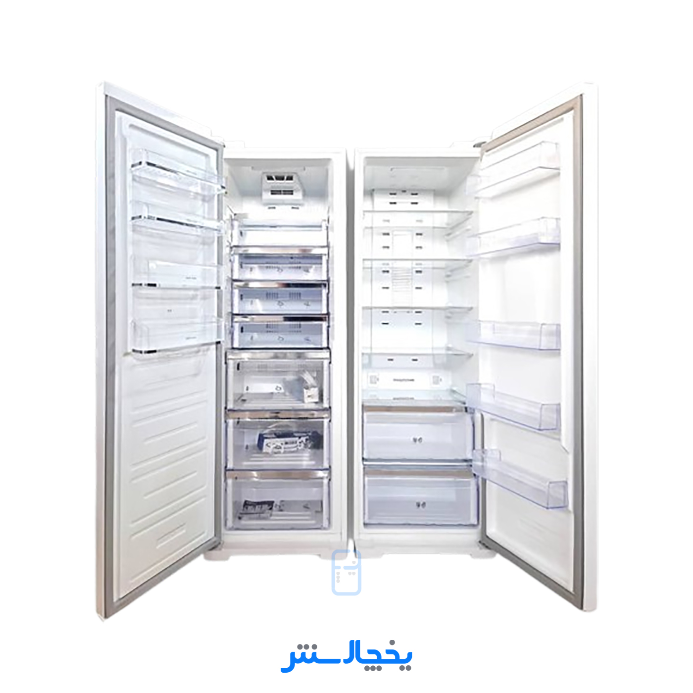 یخچال فریزر دوقلو پلادیوم مدل Simple سیمپل PD21 تیتانیوم
