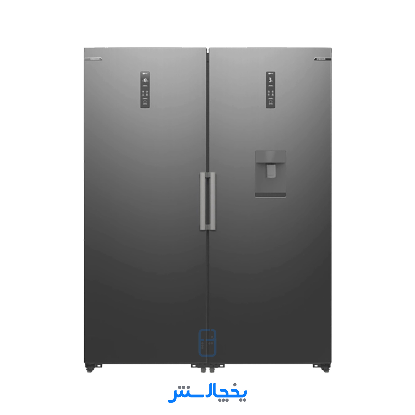 یخچال فریزر دوقلو امرسان 16 فوت مدل R16H-F16H-T01 تیتانیوم