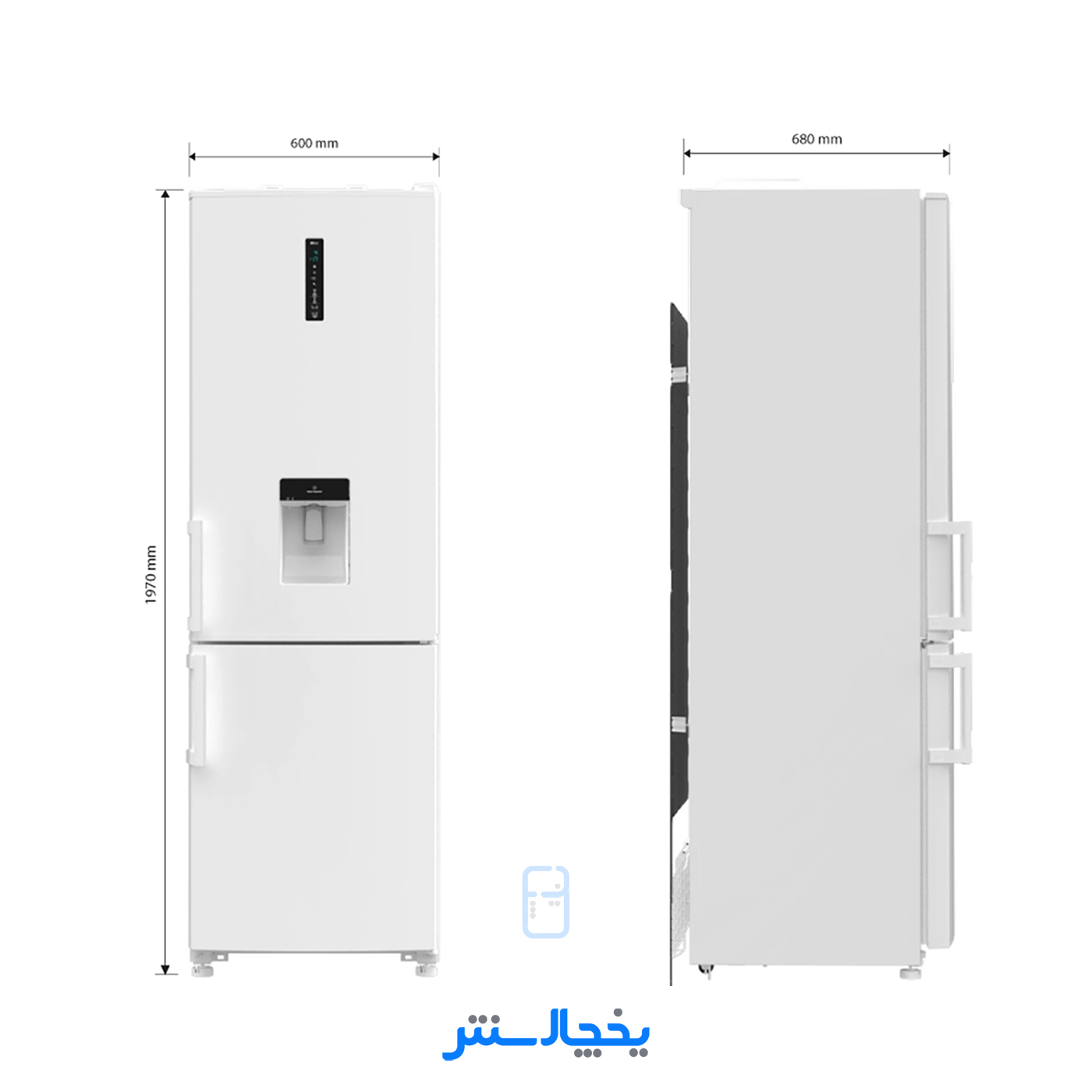 یخچال فریزر امرسان 20 فوت مدل CB46L-W01 سفید