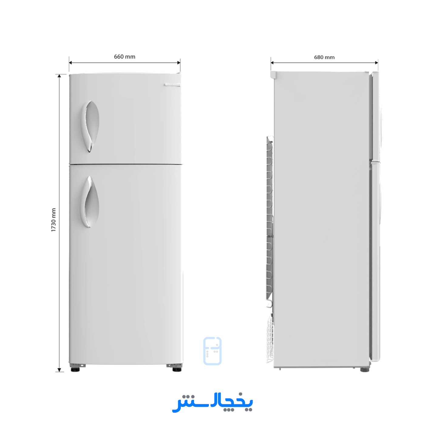 یخچال فریزر امرسان 17 فوت مدل CB17A-W01 سفید