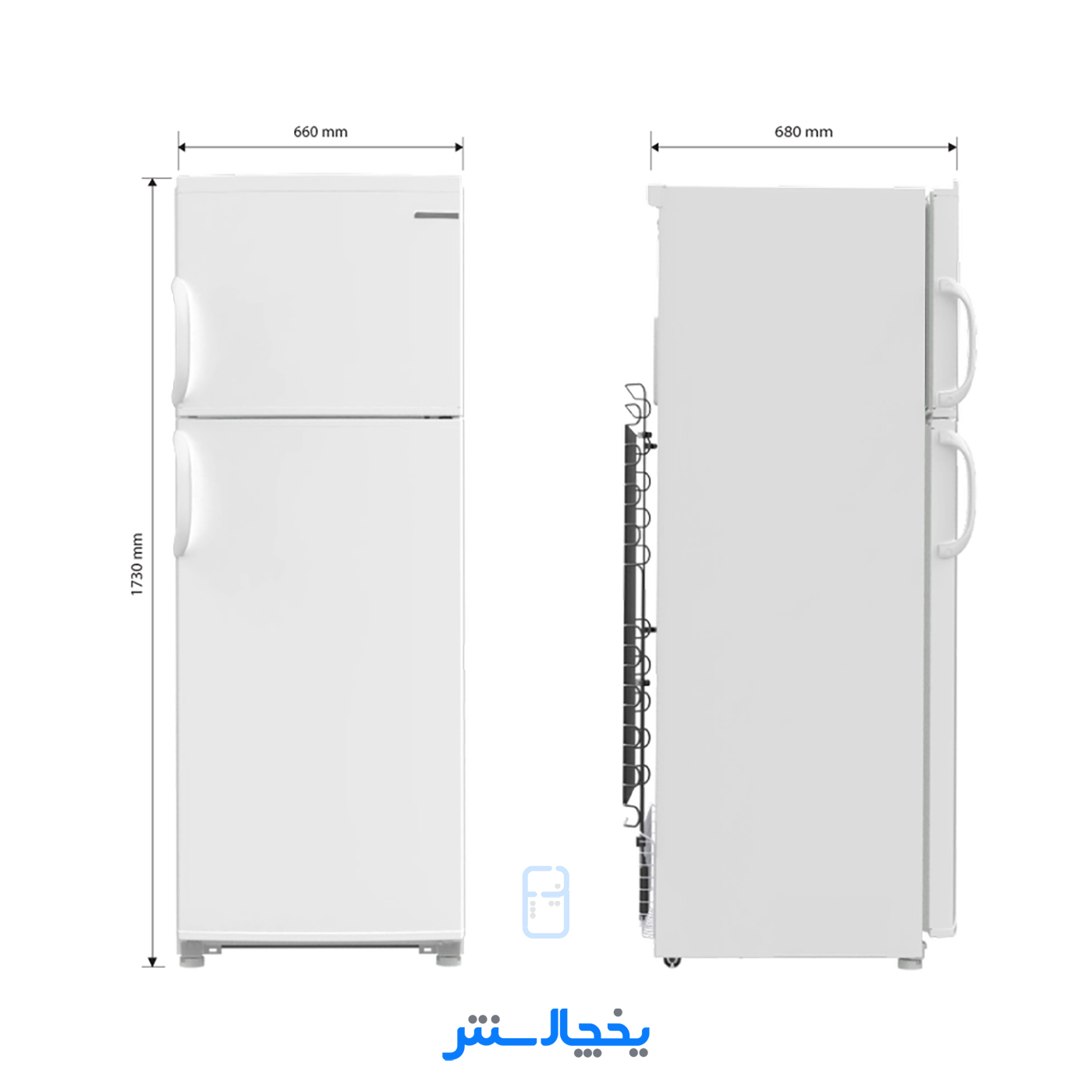 یخچال فریزر امرسان 17 فوت مدل CB17M-W01 سفید