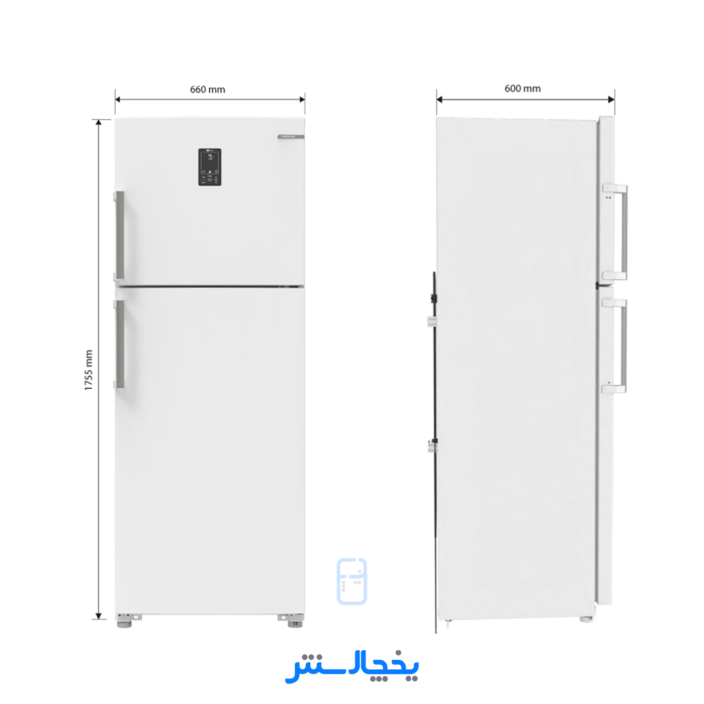 یخچال فریزر امرسان 18 فوت مدل CB18H-W01 سفید