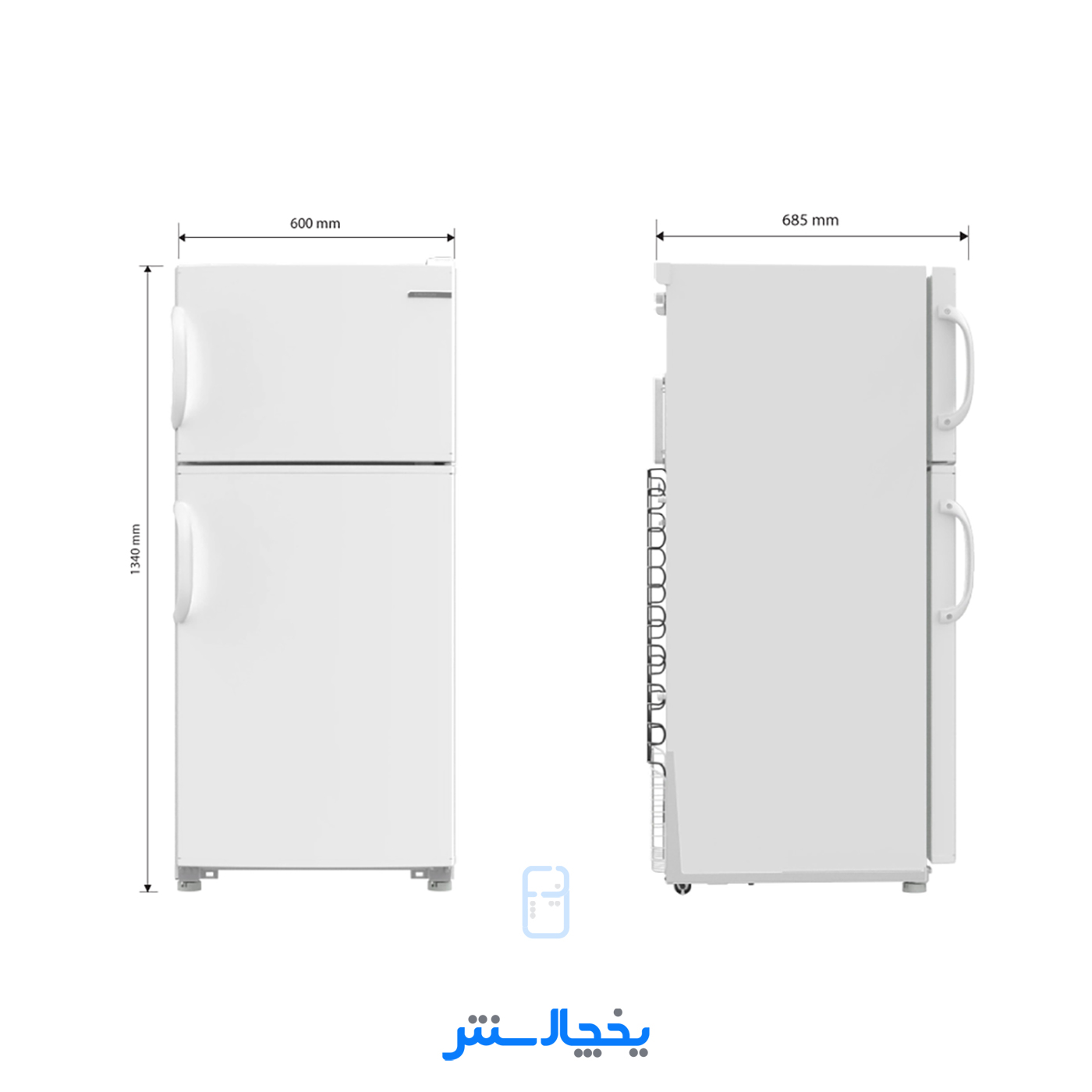 یخچال فریزر امرسان 11 فوت مدل CB11M-W01 سفید
