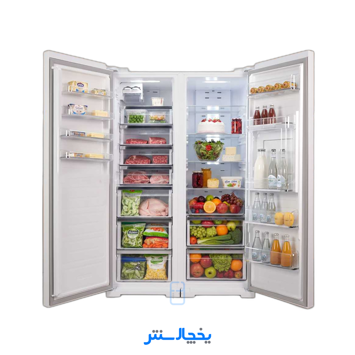 یخچال فریزر دوقلو الکترواستیل مدل سیمپل ES21 سفید