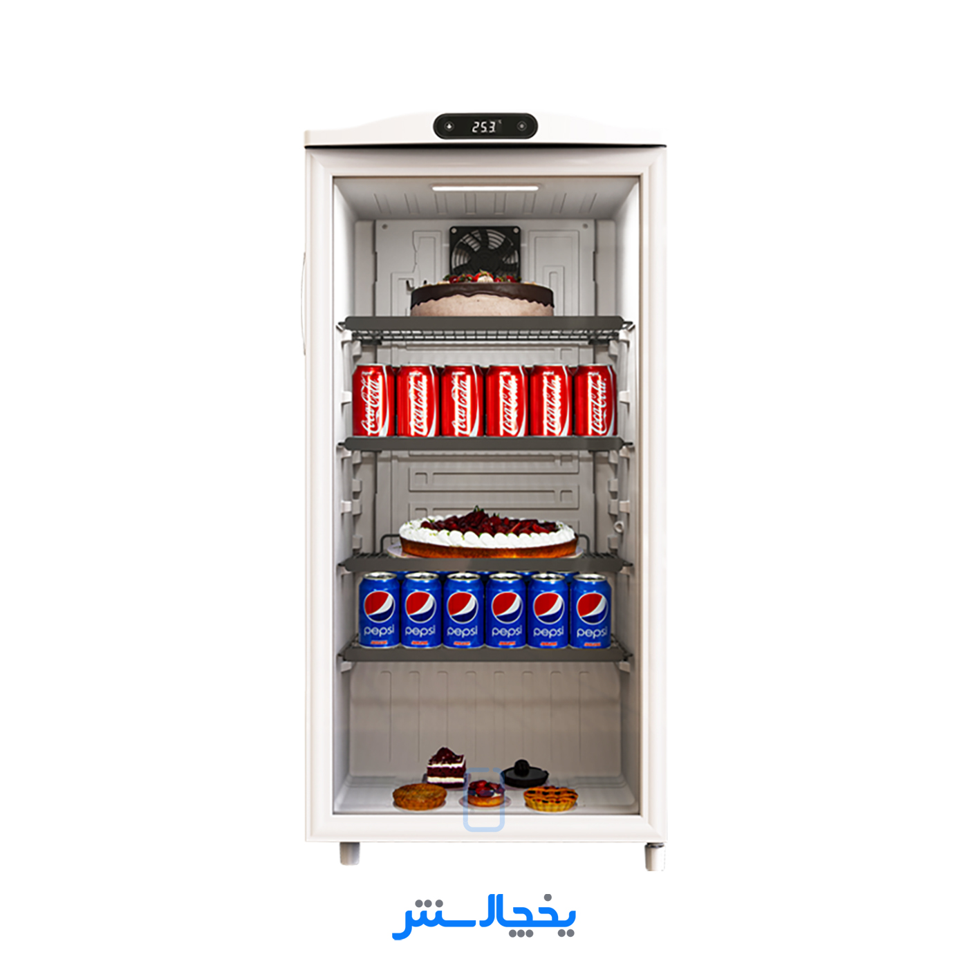 یخچال شوکیس ایستکول 9 فوت مدل 4216 سفید