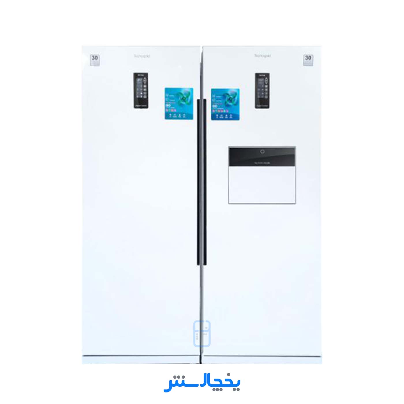 یخچال فریزر دوقلو تاکنوگلد مدل S601R-S600F-S استیل